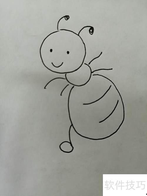 蚂蚁吃瓜绘画教程,跟随绘画教程，轻松绘制趣味昆虫插画
